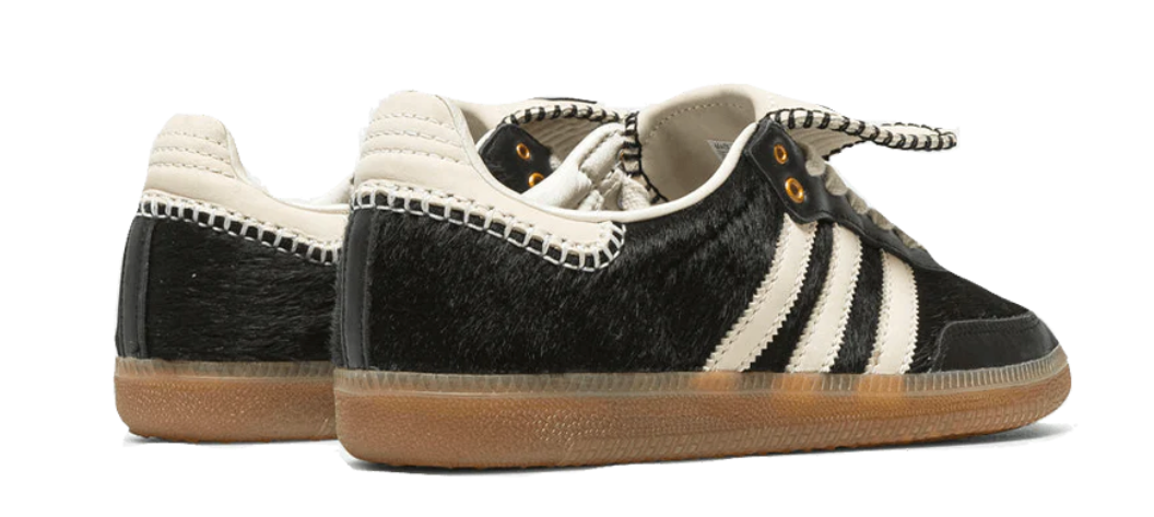 Adidas Samba Pony Tonal Low x Wales Bonner Core Black