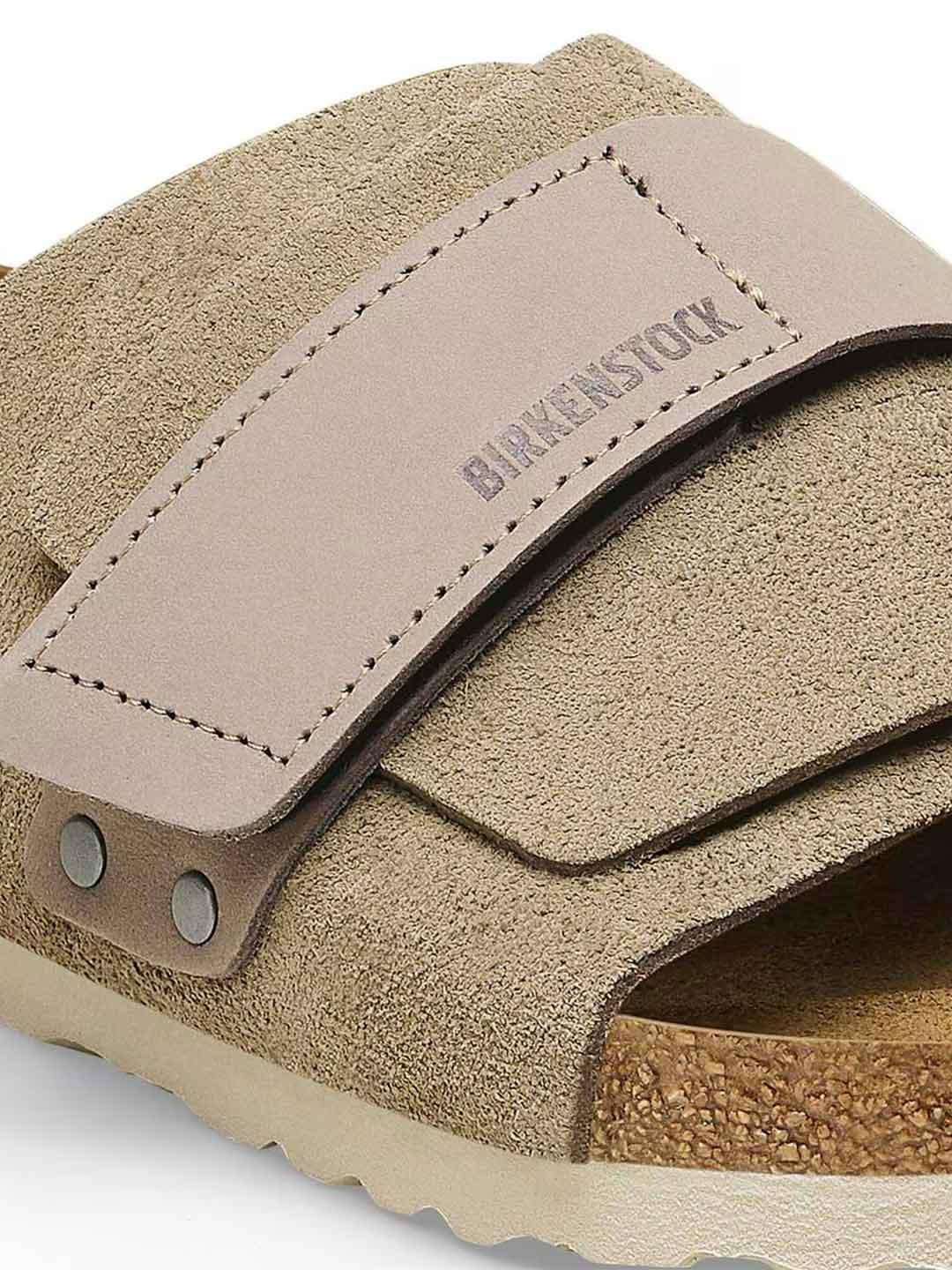 Birkenstock Kyoto sandali beige in Nabuk