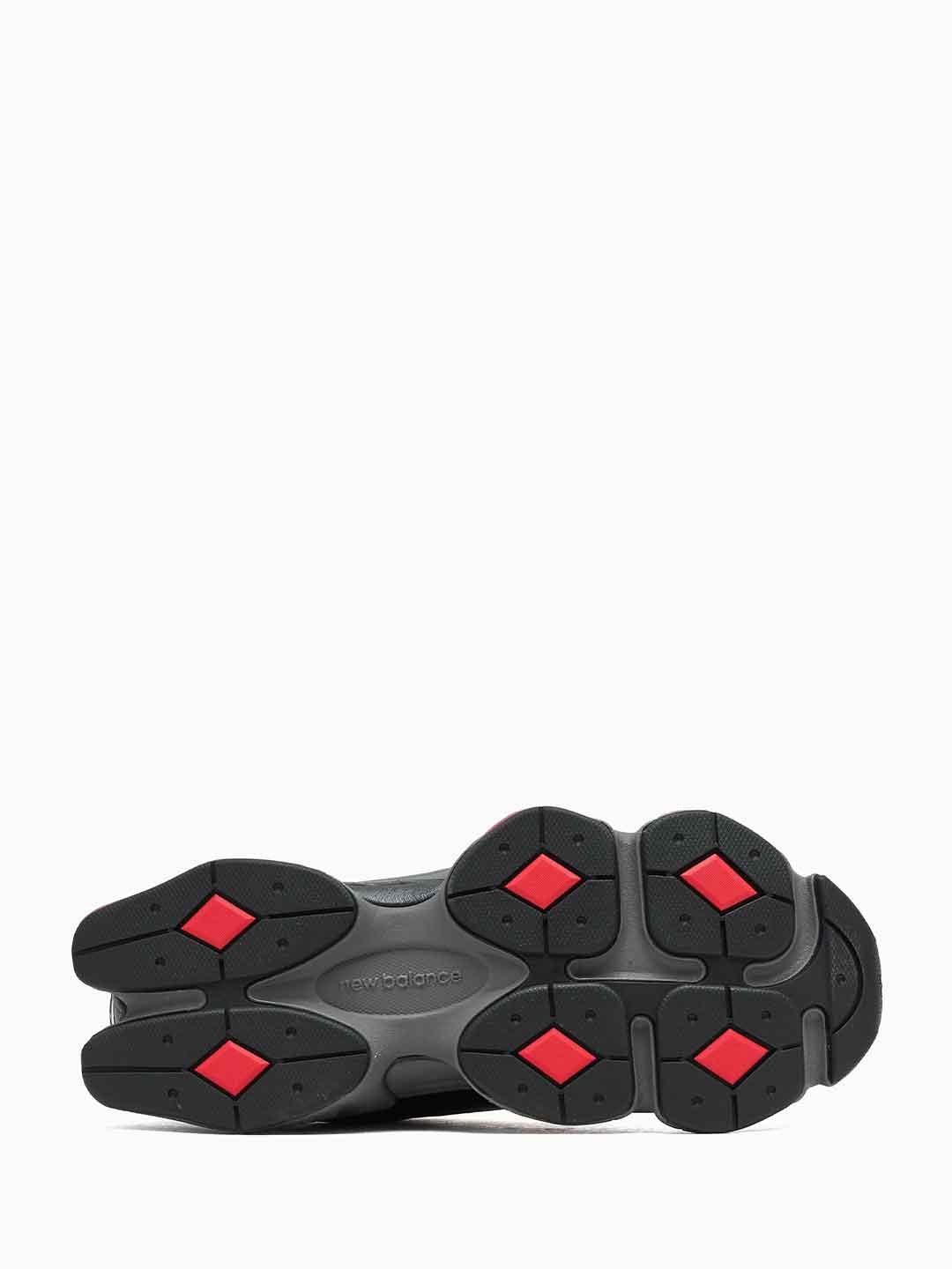 New Balance 9060 sneakers nero e rosso