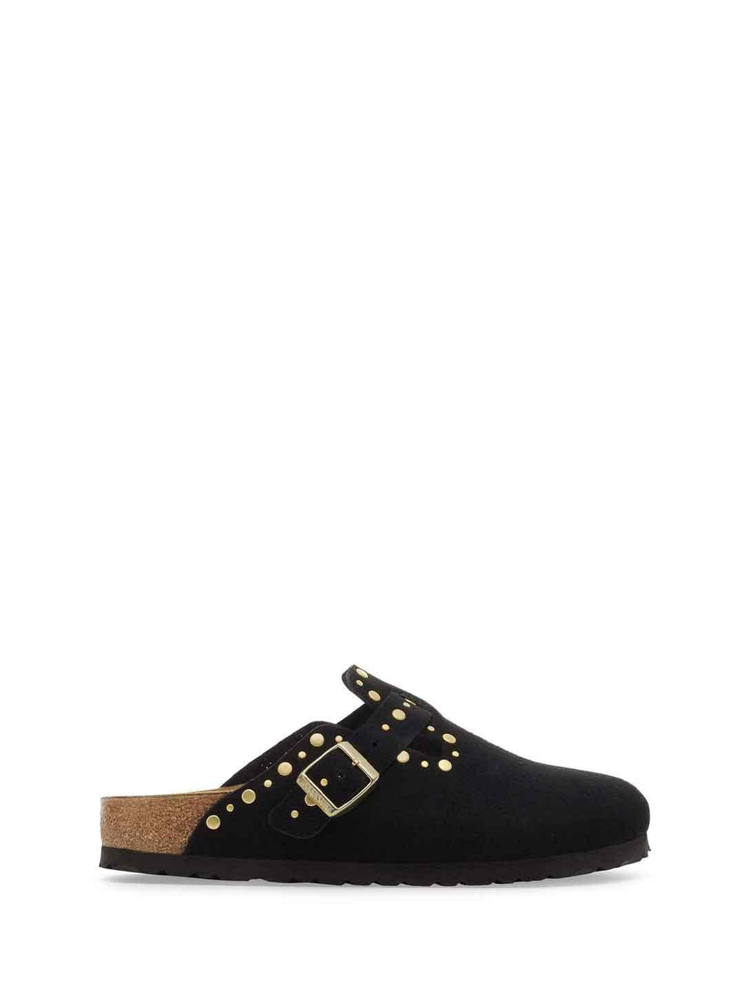 Birkenstock Boston Rivets sabot nero con borchie