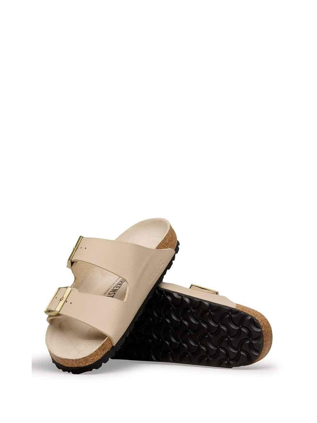 Birkenstock Arizona sandali beige fondo beige