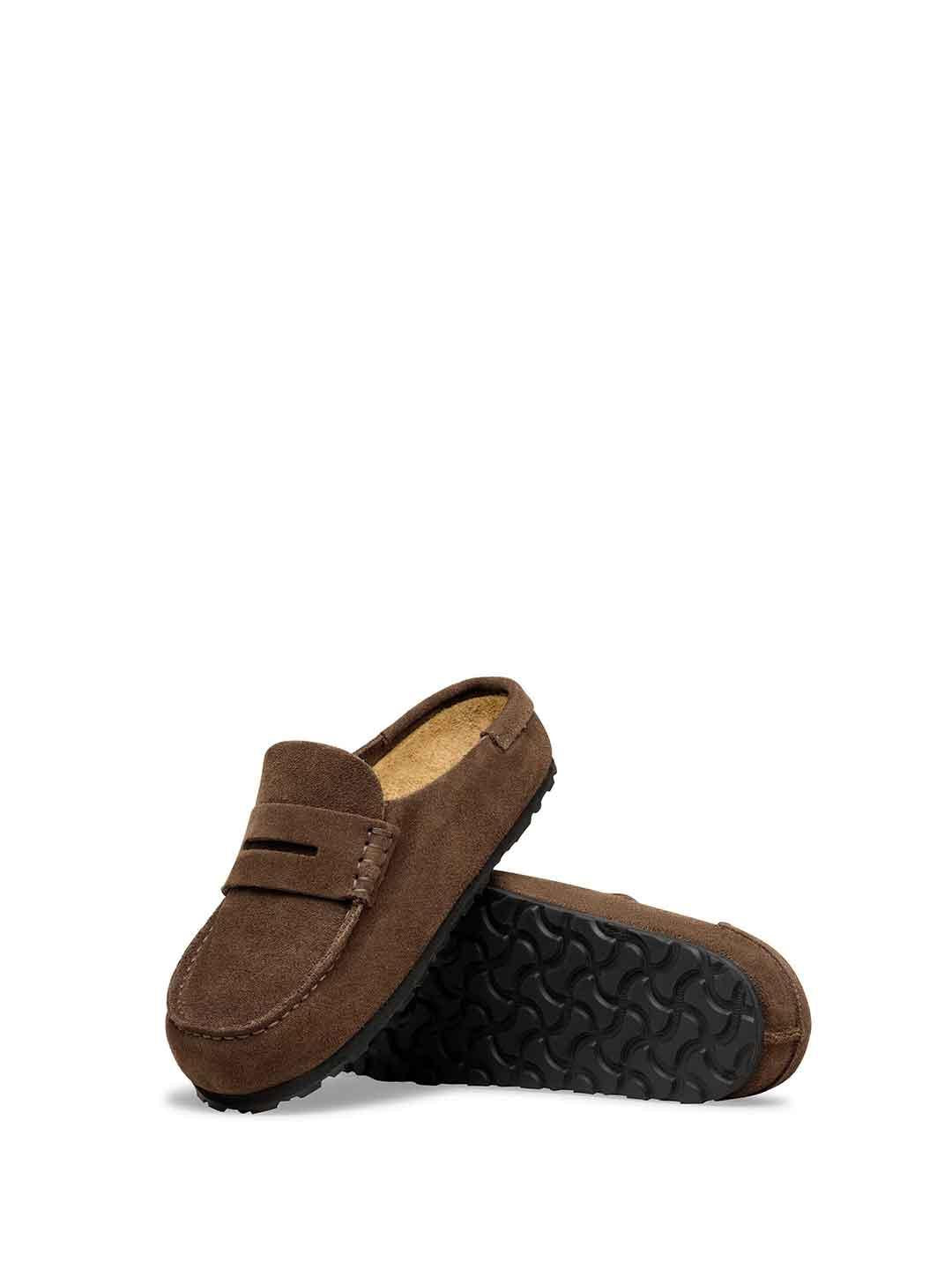 Birkenstock Naples Wrapped sabot marrone
