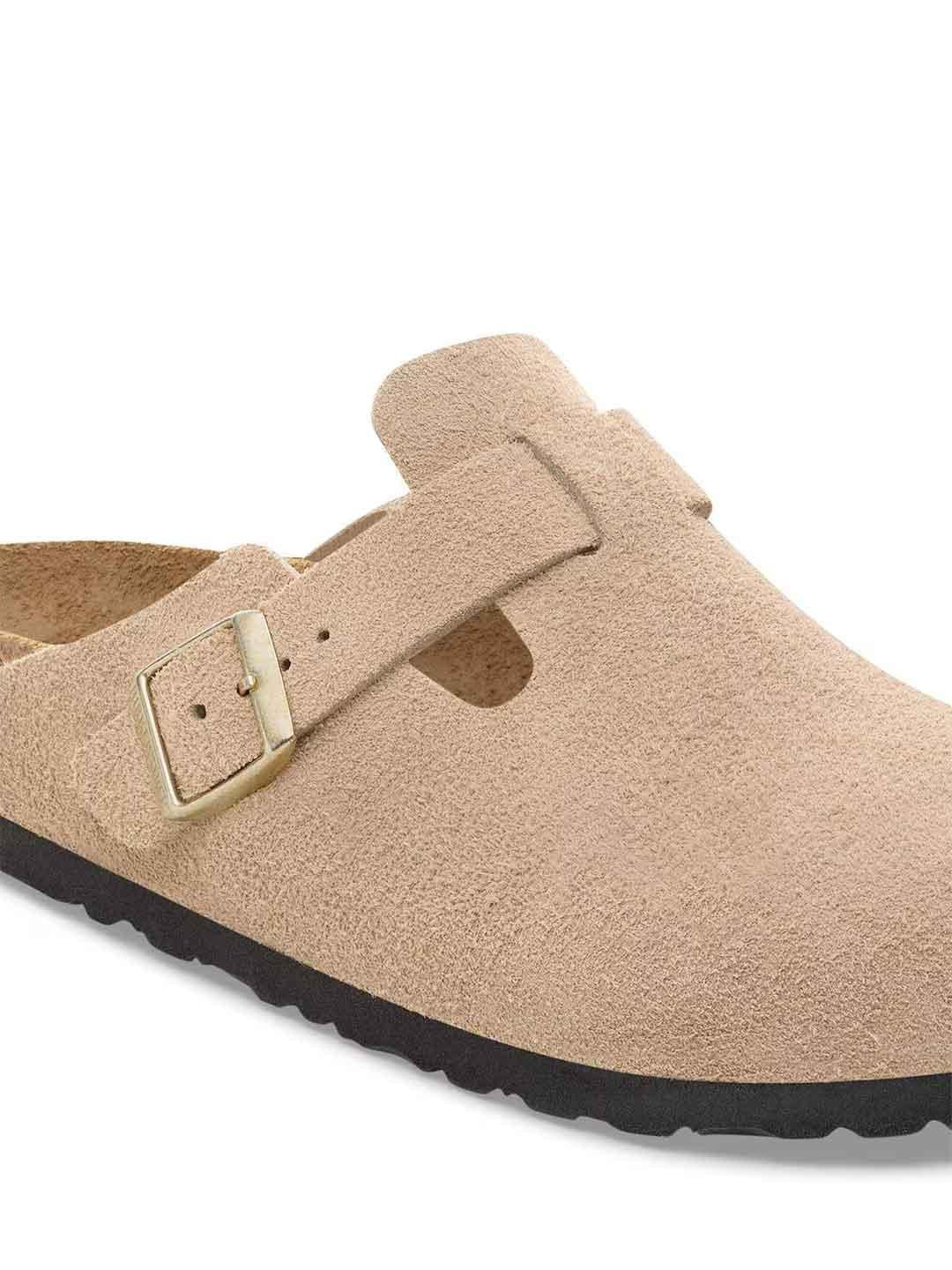 Birkenstock Boston sabot beige in suede