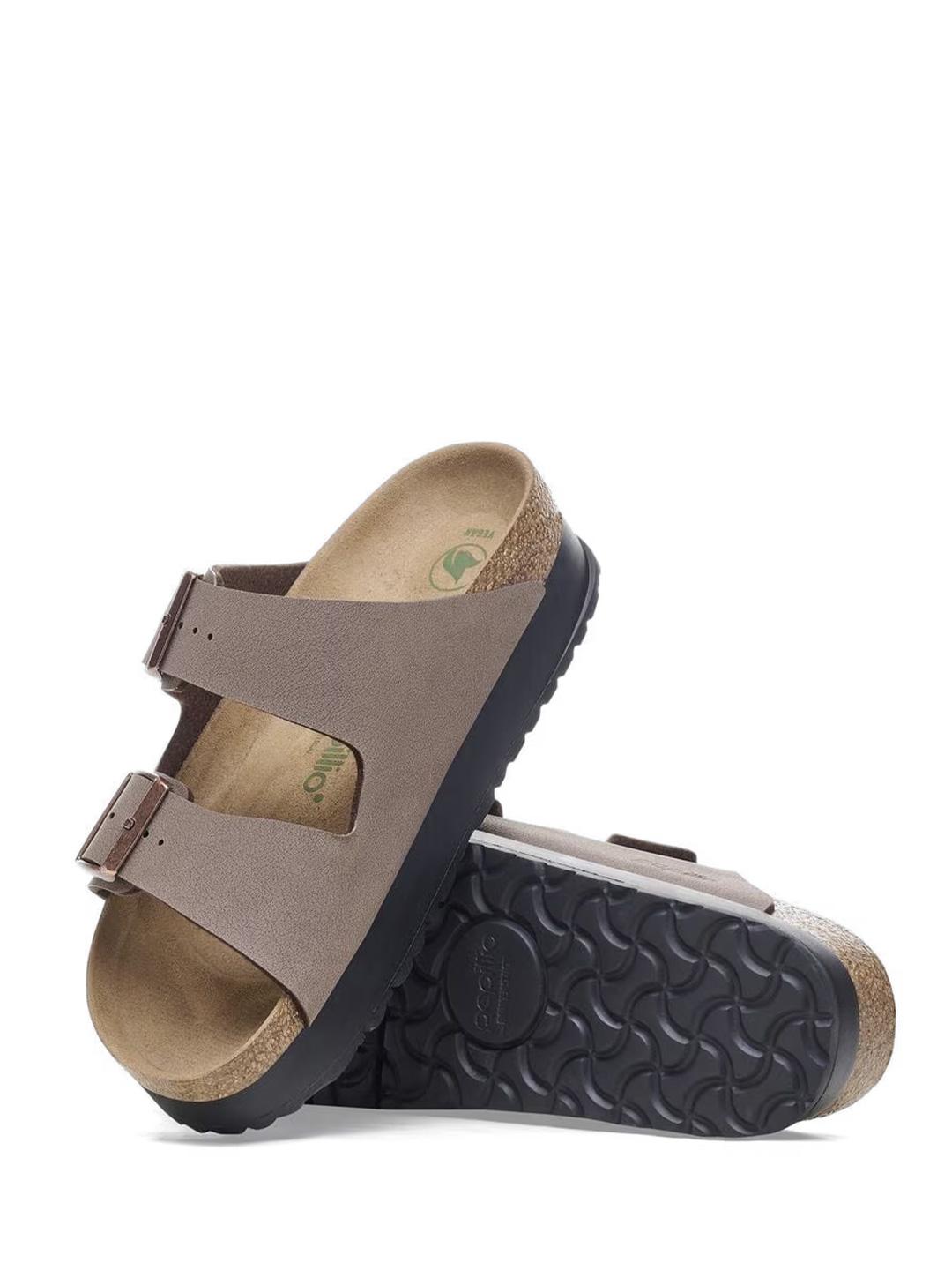 Birkenstock Arizona Pap Flex sandali marrone platform