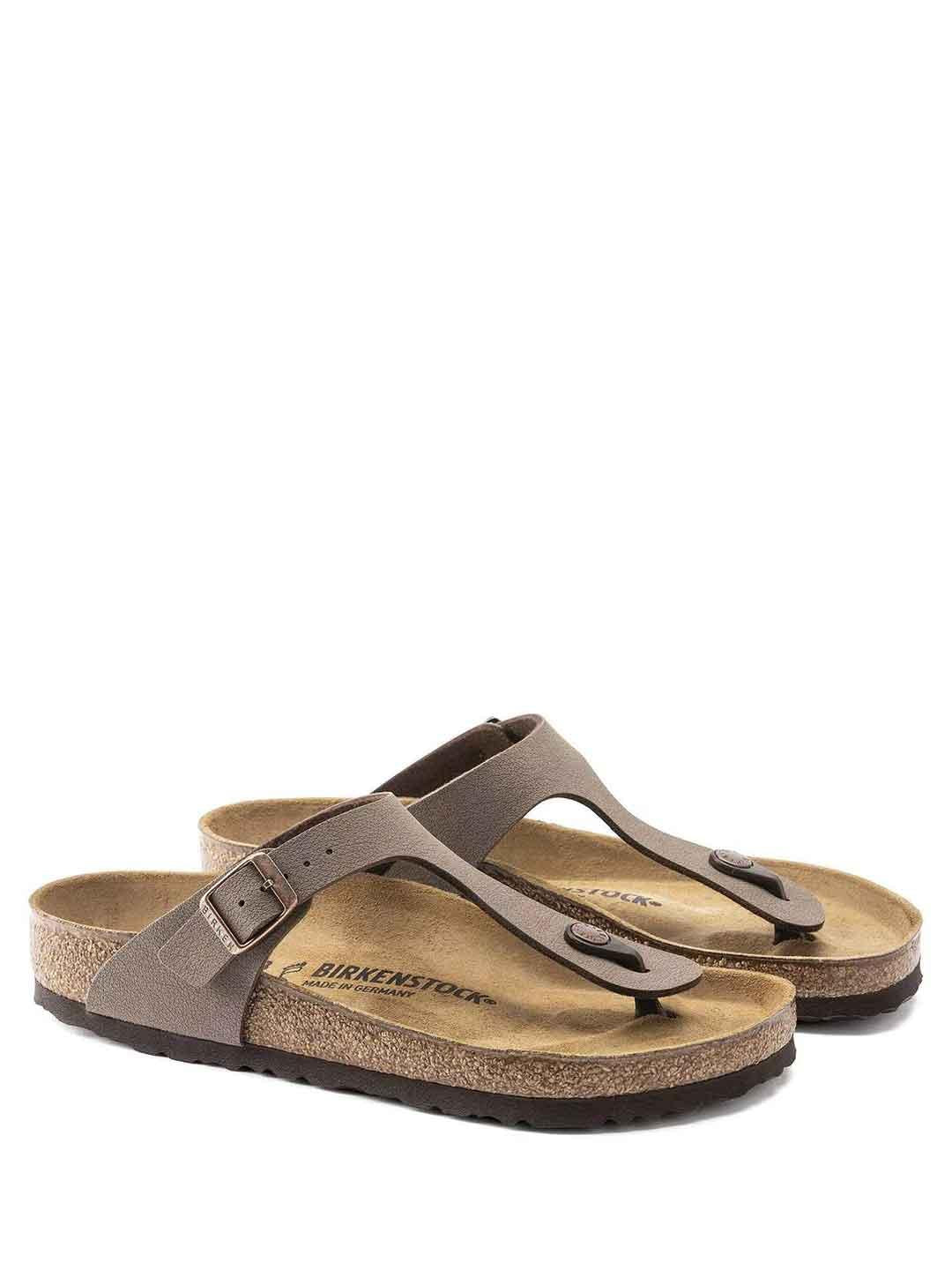 Birkenstock Gizeh sandali marrone a infradito