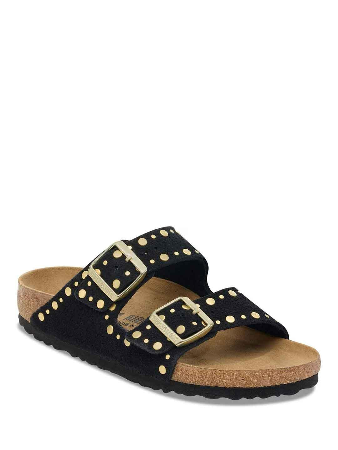 Birkenstock Arizona Rivet sandali nero con borchie