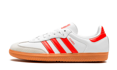Adidas Samba White Solar Red Gum