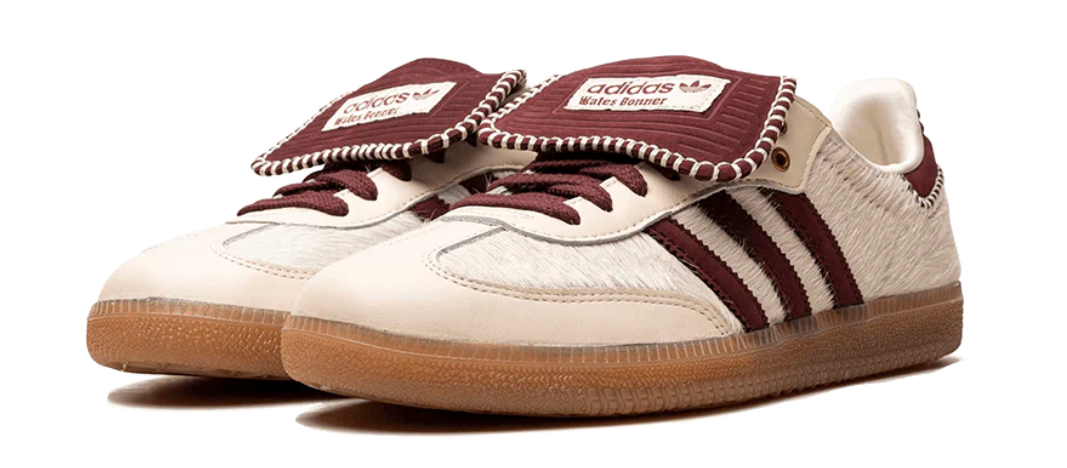 Adidas Samba Pony Tonal Low x Wales Bonner Cream White