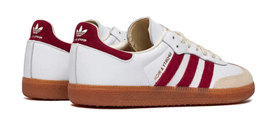 Adidas Samba x Sporty & Rich White Burgundy