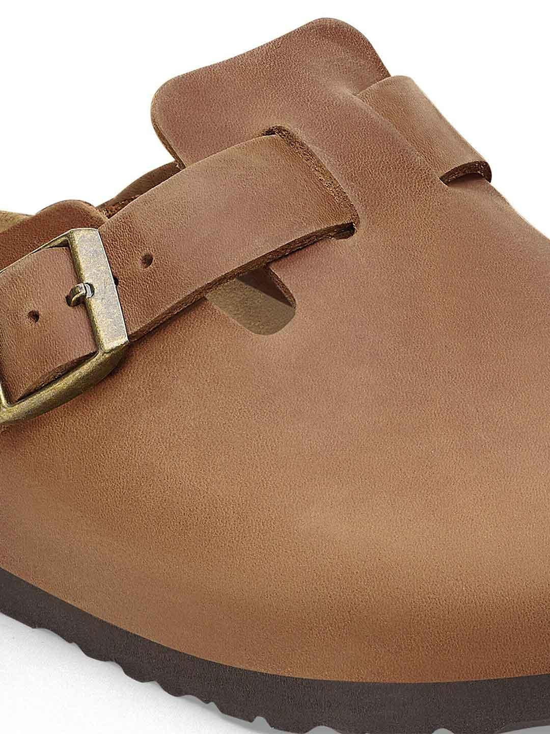 Birkenstock Boston sabot cuoio