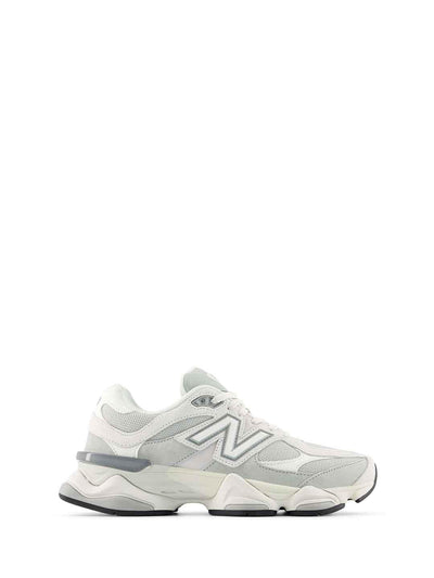 New Balance 9060 sneakers bianco con linguetta verde