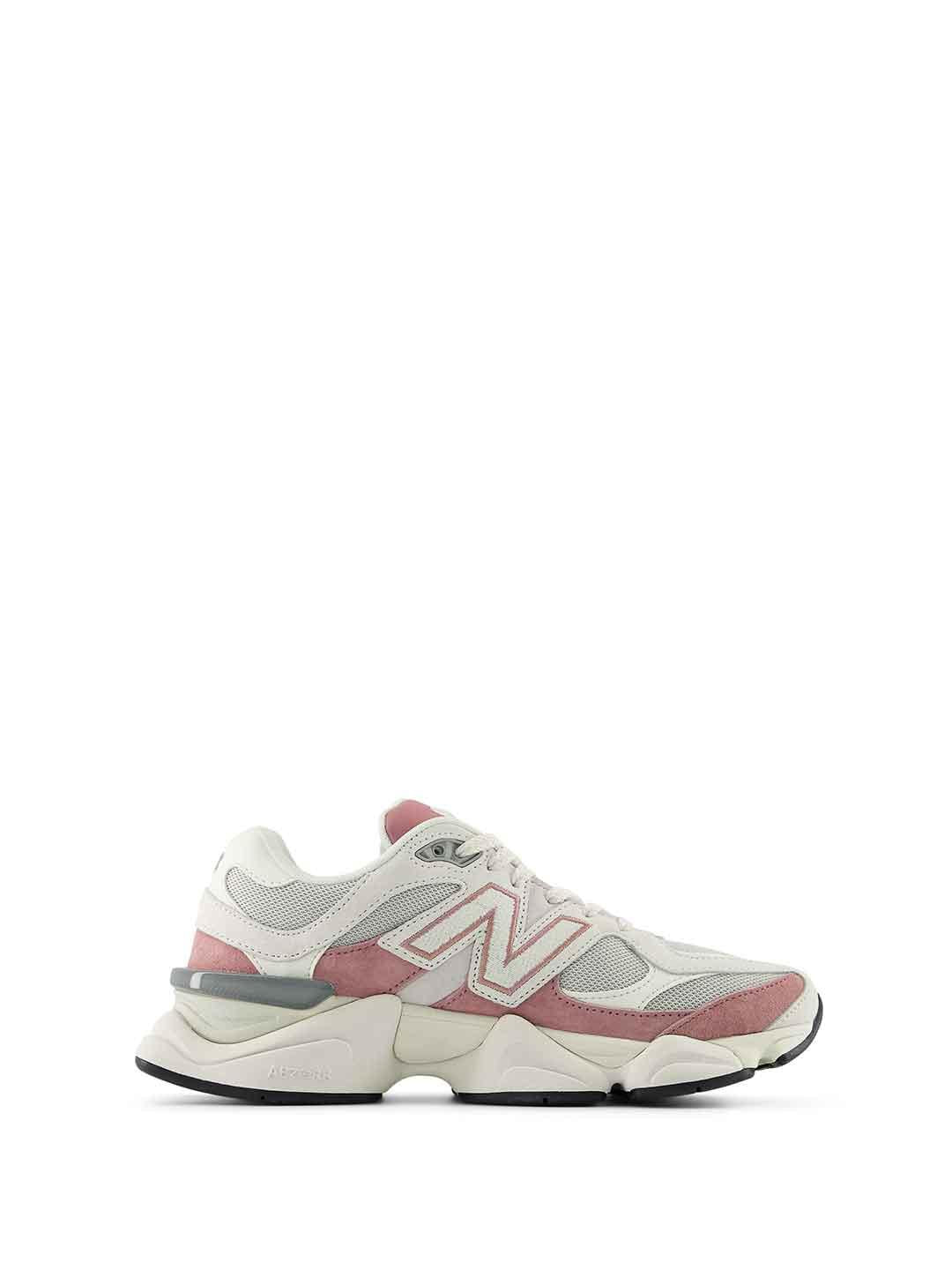 New Balance 9060 sneakers bianco e rosa