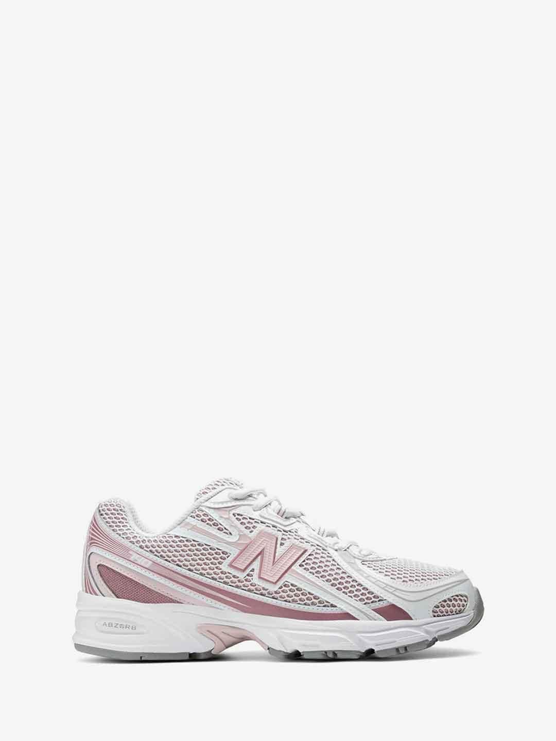New Balance 740 sneakers bianco e rosa