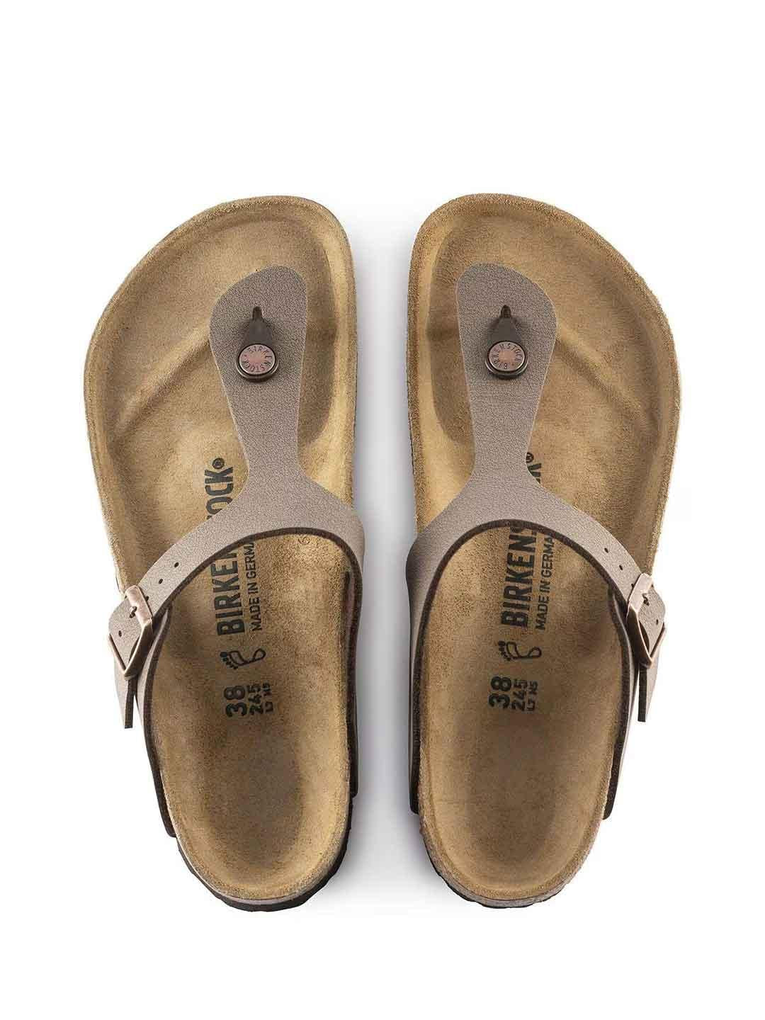 Birkenstock Gizeh sandali marrone a infradito