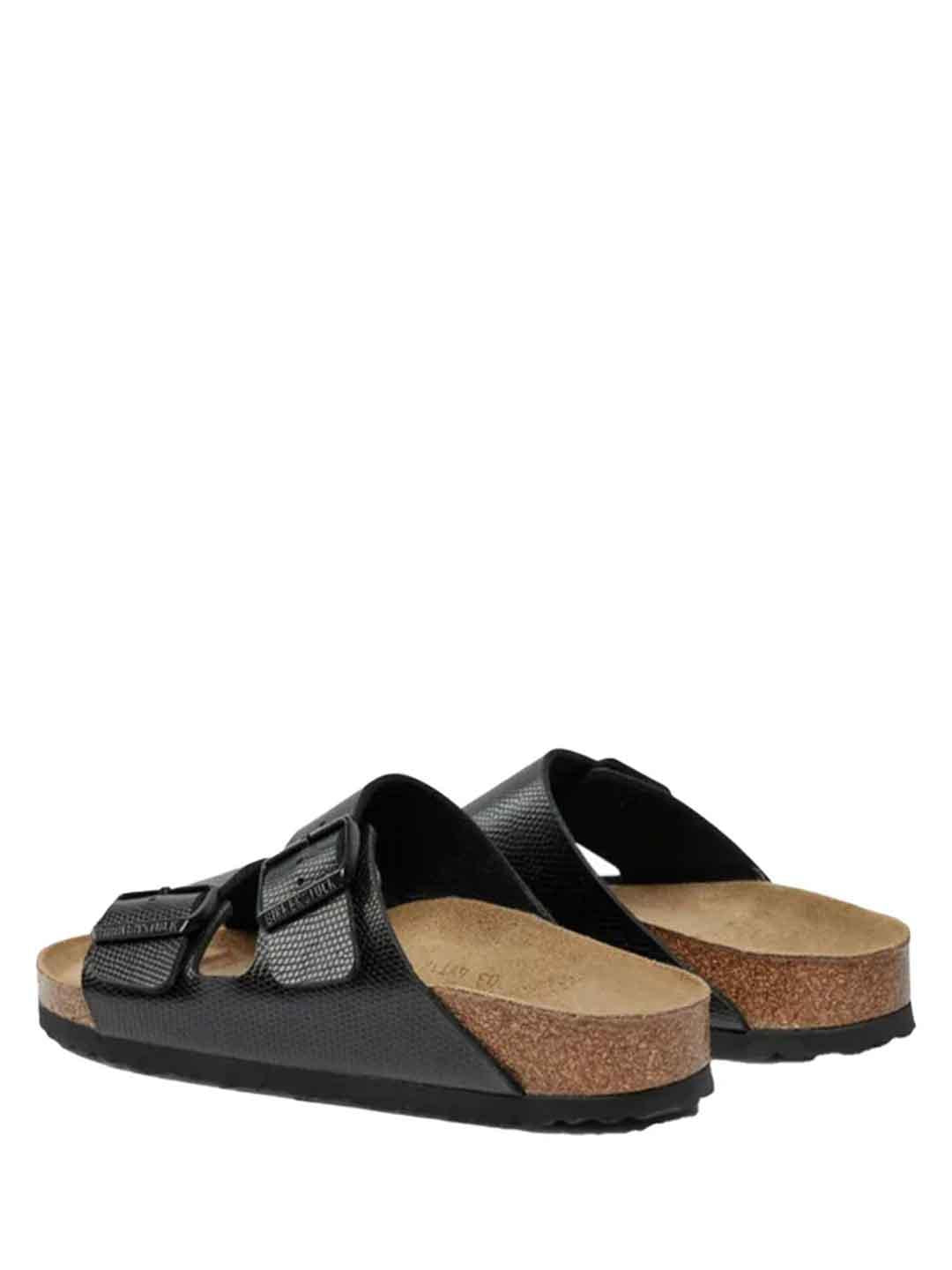 Birkenstock Arizona Lizard sandali nero pitonato
