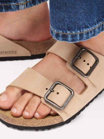 Birkenstock Arizona Wire Buckle sandali beige