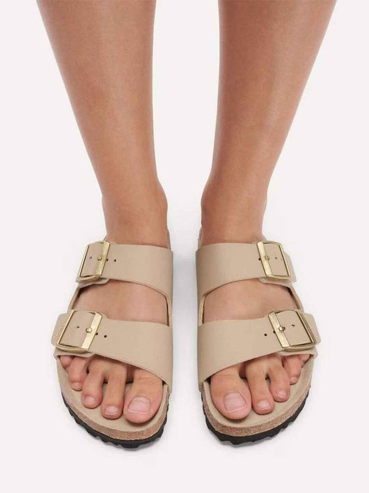 Birkenstock Arizona sandali beige fondo beige
