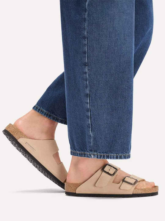 Birkenstock Arizona Wire Buckle sandali beige
