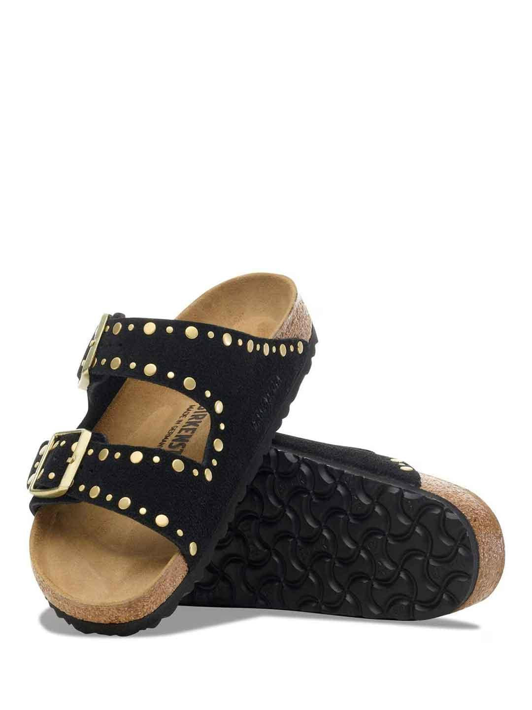 Birkenstock Arizona Rivet sandali nero con borchie