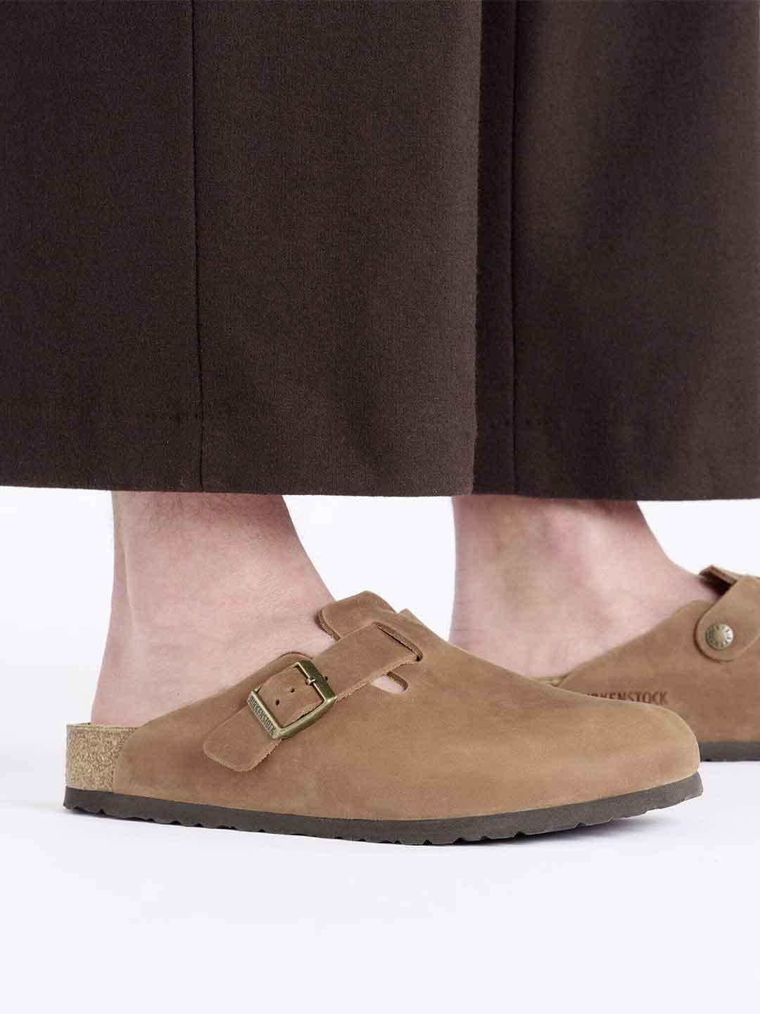 Birkenstock Boston sabot cuoio