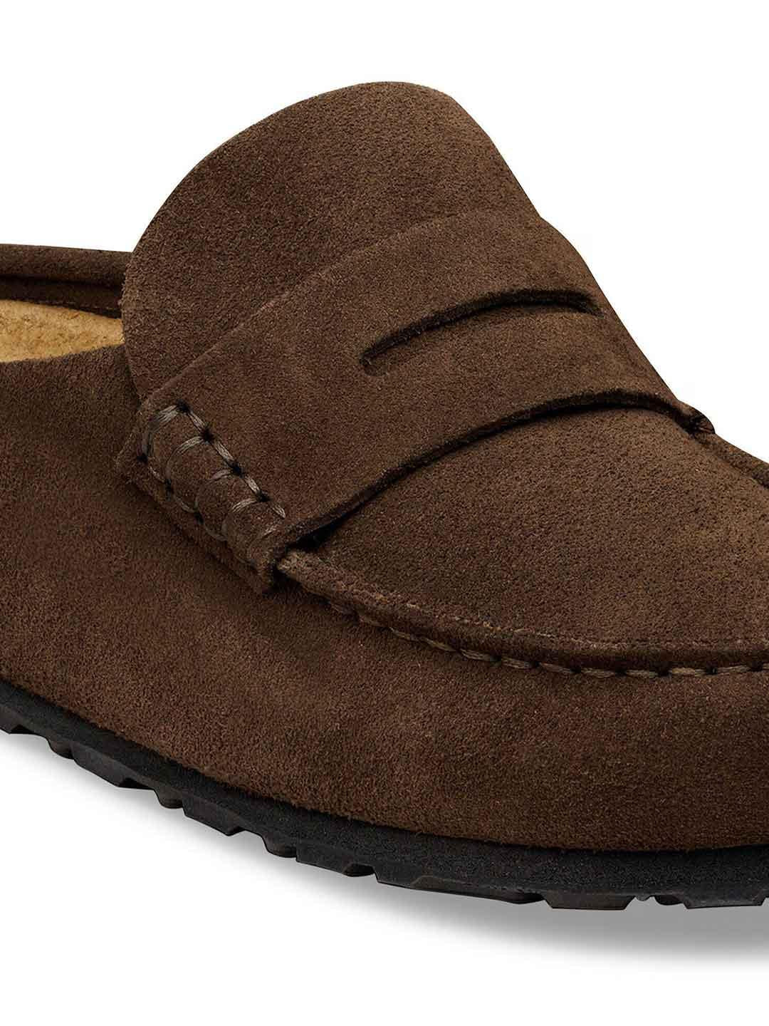 Birkenstock Naples Wrapped sabot marrone