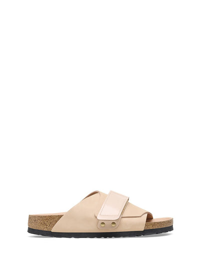 Birkenstock Kyoto sandali cipria con strappo