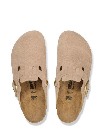 Birkenstock Boston sabot beige in suede