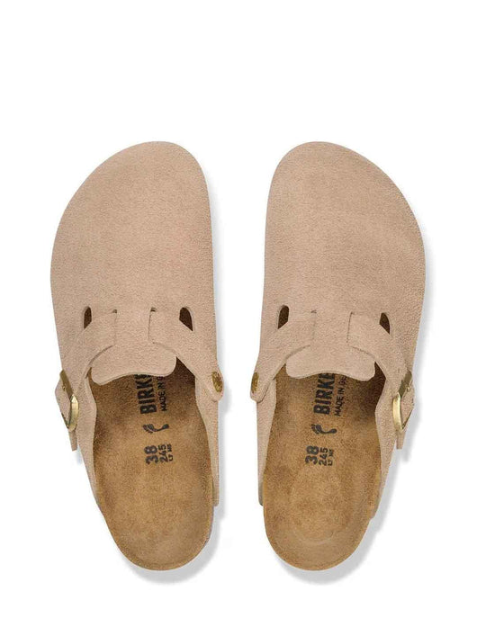 Birkenstock Boston sabot beige in suede