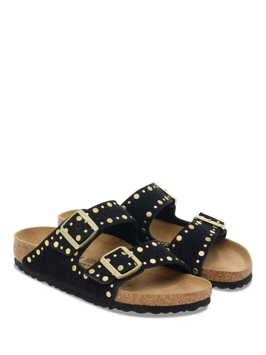 Birkenstock Arizona Rivet sandali nero con borchie