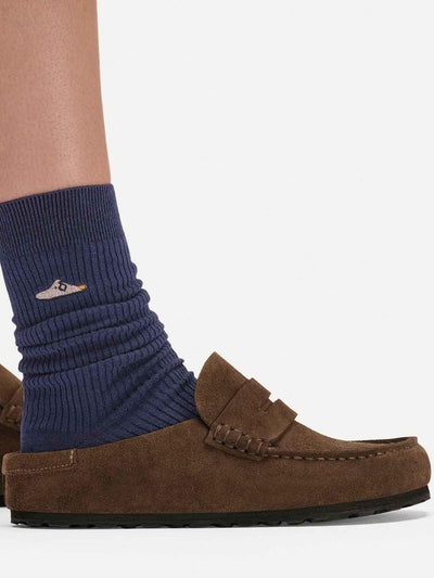 Birkenstock Naples Wrapped sabot marrone