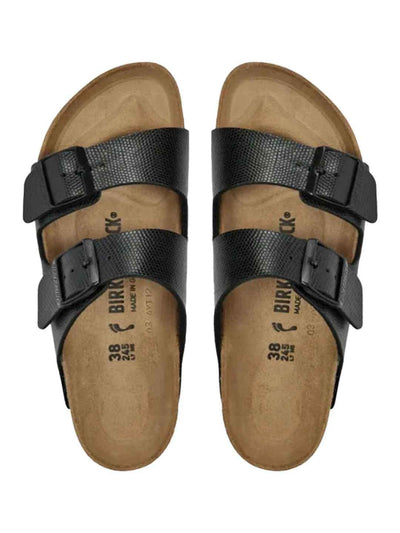 Birkenstock Arizona Lizard sandali nero pitonato
