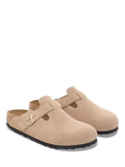 Birkenstock Boston sabot beige in suede