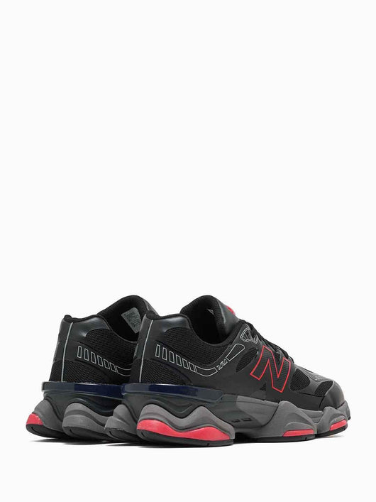 New Balance 9060 sneakers nero e rosso