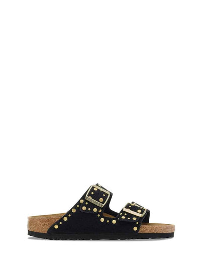 Birkenstock Arizona Rivet sandali nero con borchie