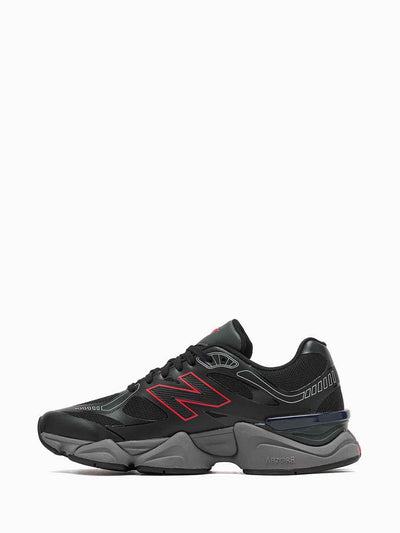 New Balance 9060 sneakers nero e rosso