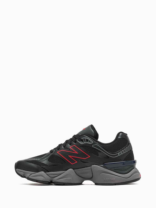 New Balance 9060 sneakers nero e rosso
