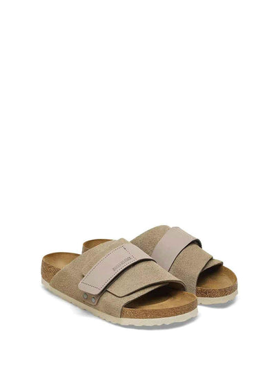 Birkenstock Kyoto sandali beige in Nabuk