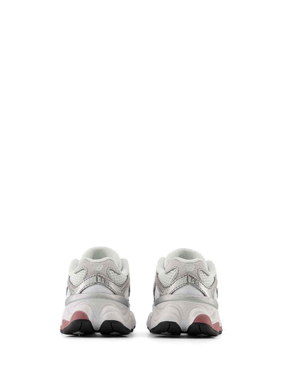 New Balance 9060 sneakers kids bianco con logo rosa 20-27,5