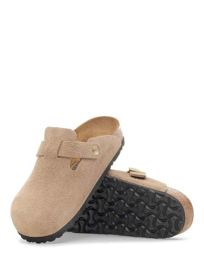 Birkenstock Boston sabot beige in suede