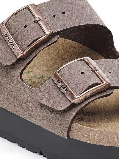 Birkenstock Arizona Pap Flex sandali marrone platform