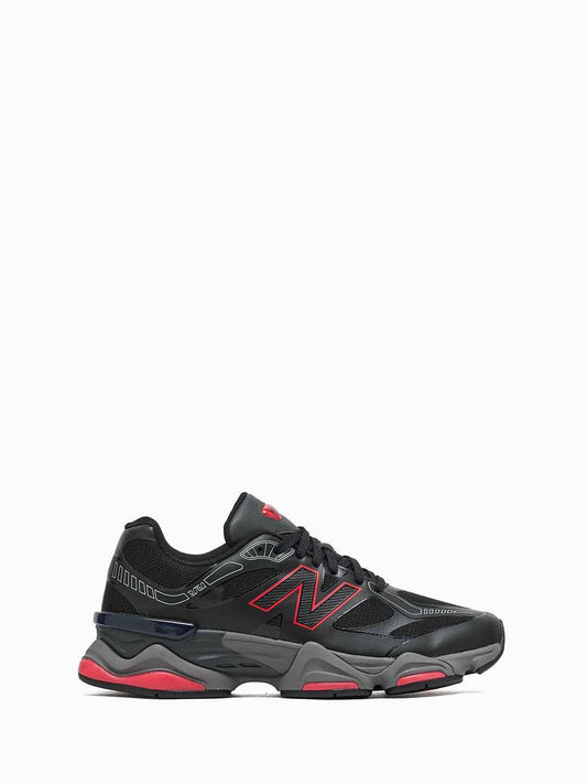 New Balance 9060 sneakers nero e rosso