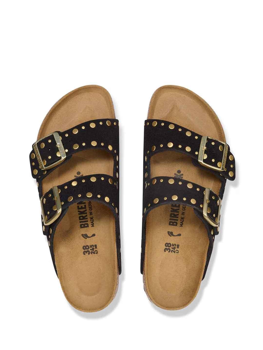 Birkenstock Arizona Rivet sandali nero con borchie
