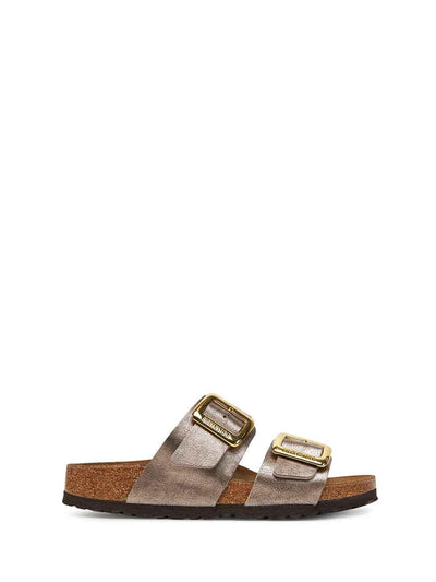Birkenstock Sydney Cushion Buckle sandali bronzo